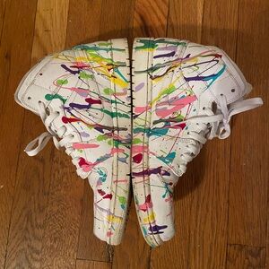 Jordan 1 mid custom painted